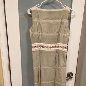 Alberta Ferretti dress, beige/cream, size 40